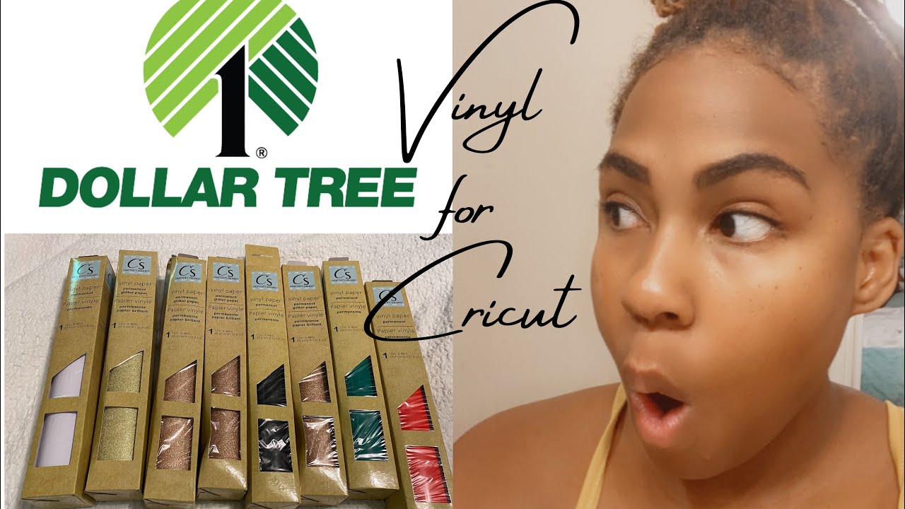 Dollar tree permanent vinyl review| crafters square vinyl review