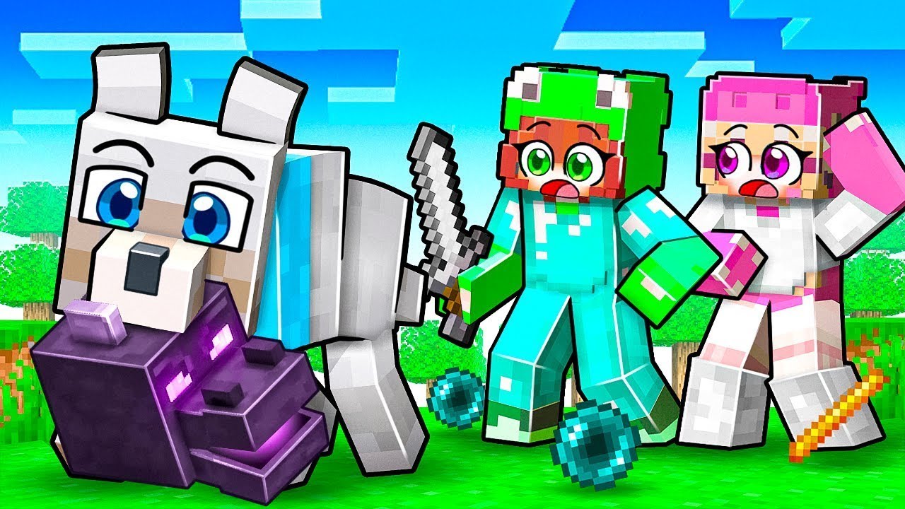 Fingi ser UM CACHORRO para ZERAR o MINECRAFT!
