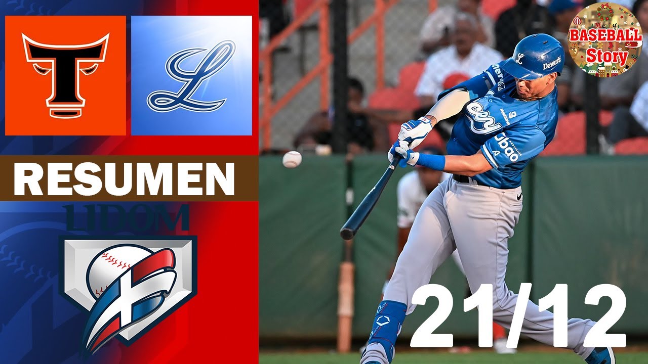 Resumen: Tigres del Licey Vs. Toros del Este Serie Serie Regular (21/12/2025)