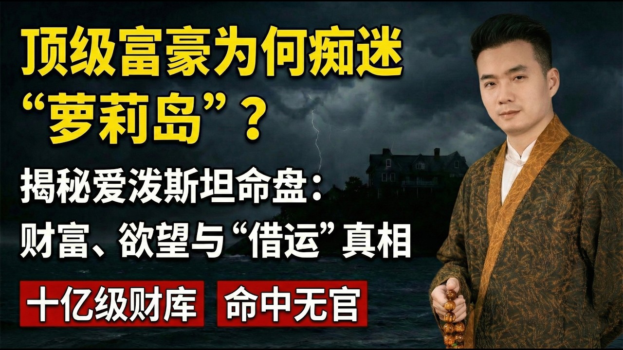 不只是好色！道元揭秘蘿莉島背後的「黑幕」：這些女孩竟是富豪的能量祭品？從愛潑斯坦到愛因斯坦，揭密天才與惡魔的一念之差。