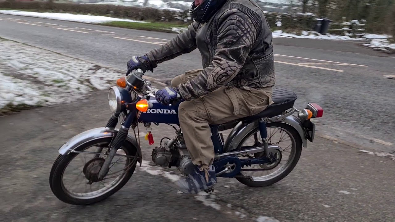 1974 HONDA SS50 TEST RIDE.