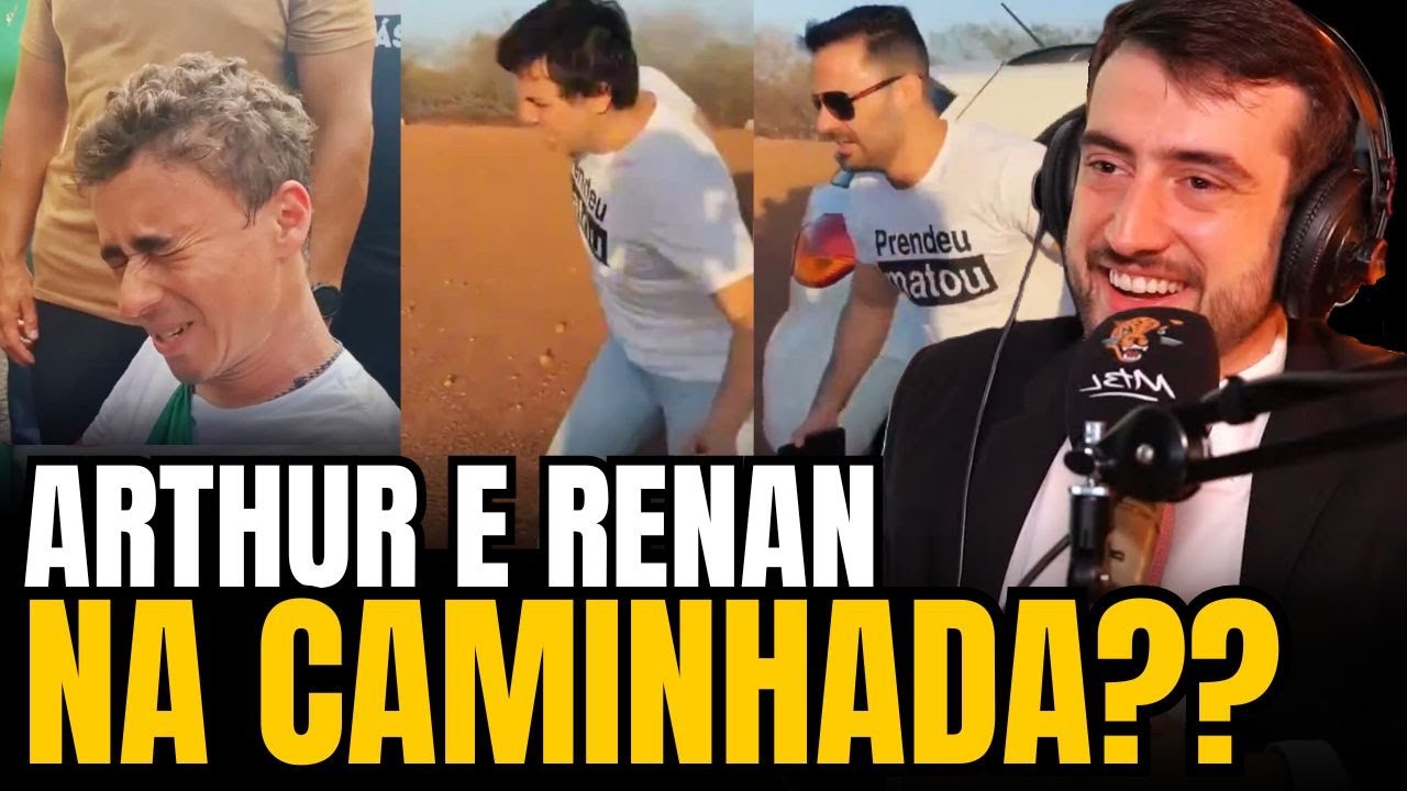 Arthur e Renan com Nikolas Ferreira na CAMINHADA ? | E Detalhe | Lucas Mehero