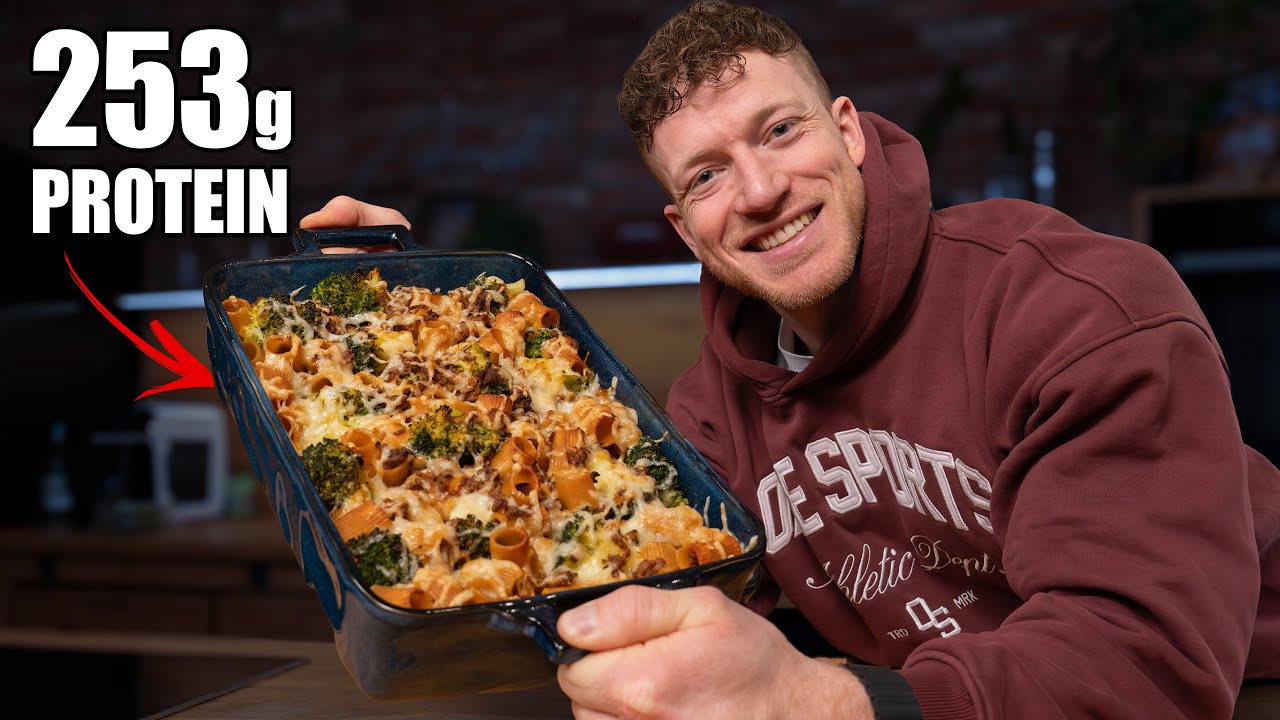 PROTEIN PASTA Feierabend Rezept für Diät & Muskelaufbau! (Bekommt jeder hin) 