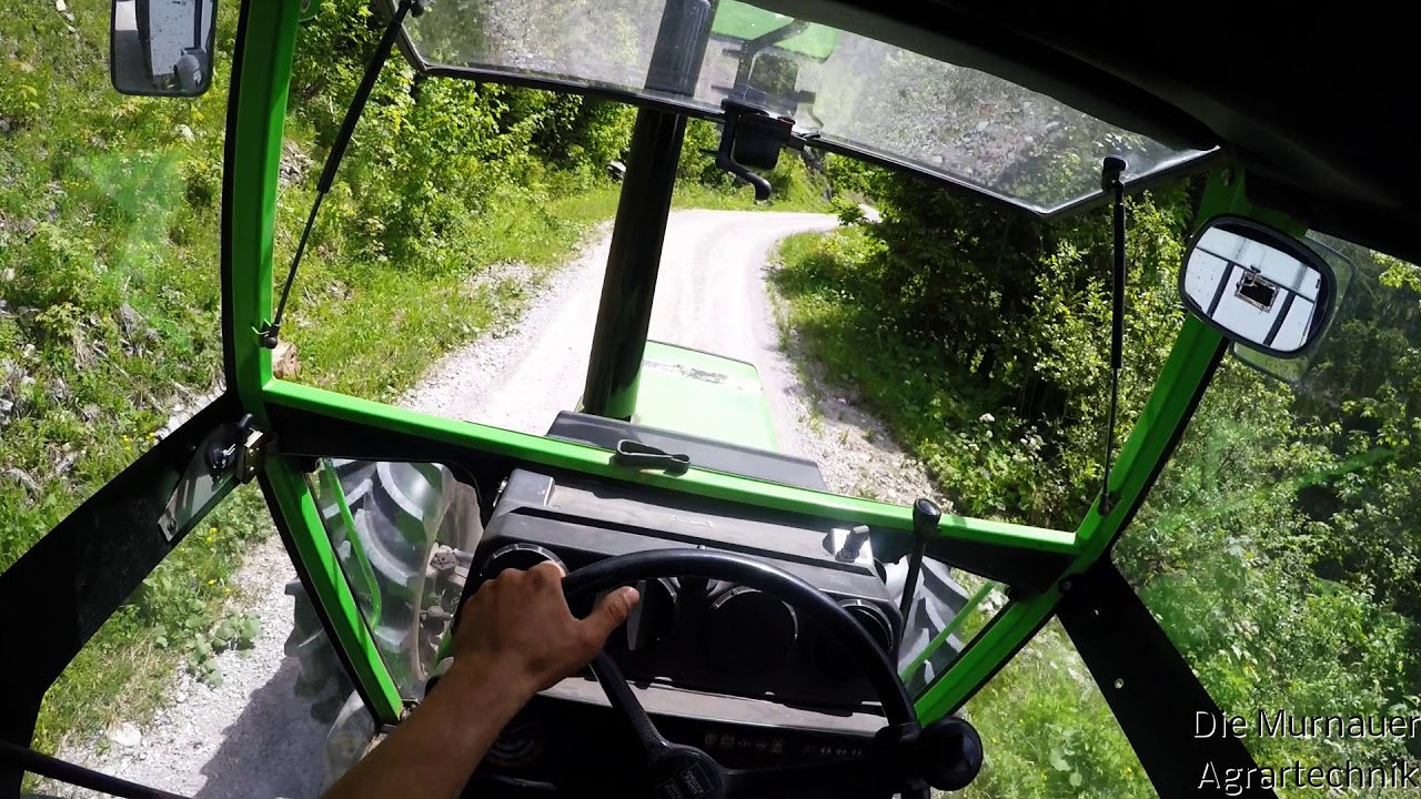 Alm fahren 2 | Deutz gegen den Berg | JETZT WIRDS STEIL | gerissene Bremsleitung