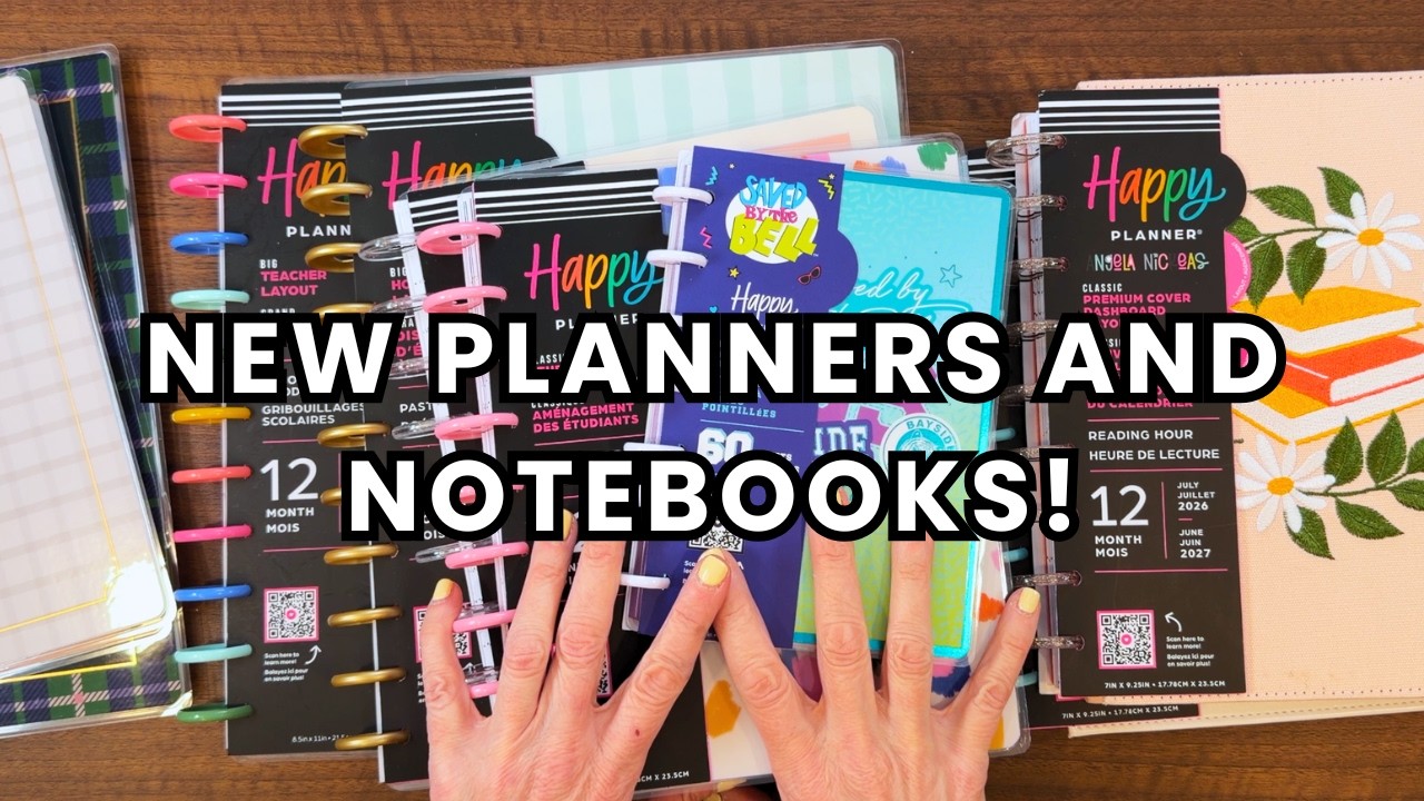 Новинка! Ежедневники и блокноты Happy Planner 2026 к началу учебного года!