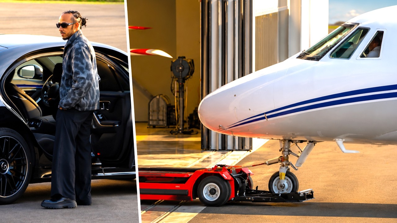 Lewis Hamilton Hiding in Private Jet Hangar | Belgian Grand Prix Spa Francorchamps Compilation