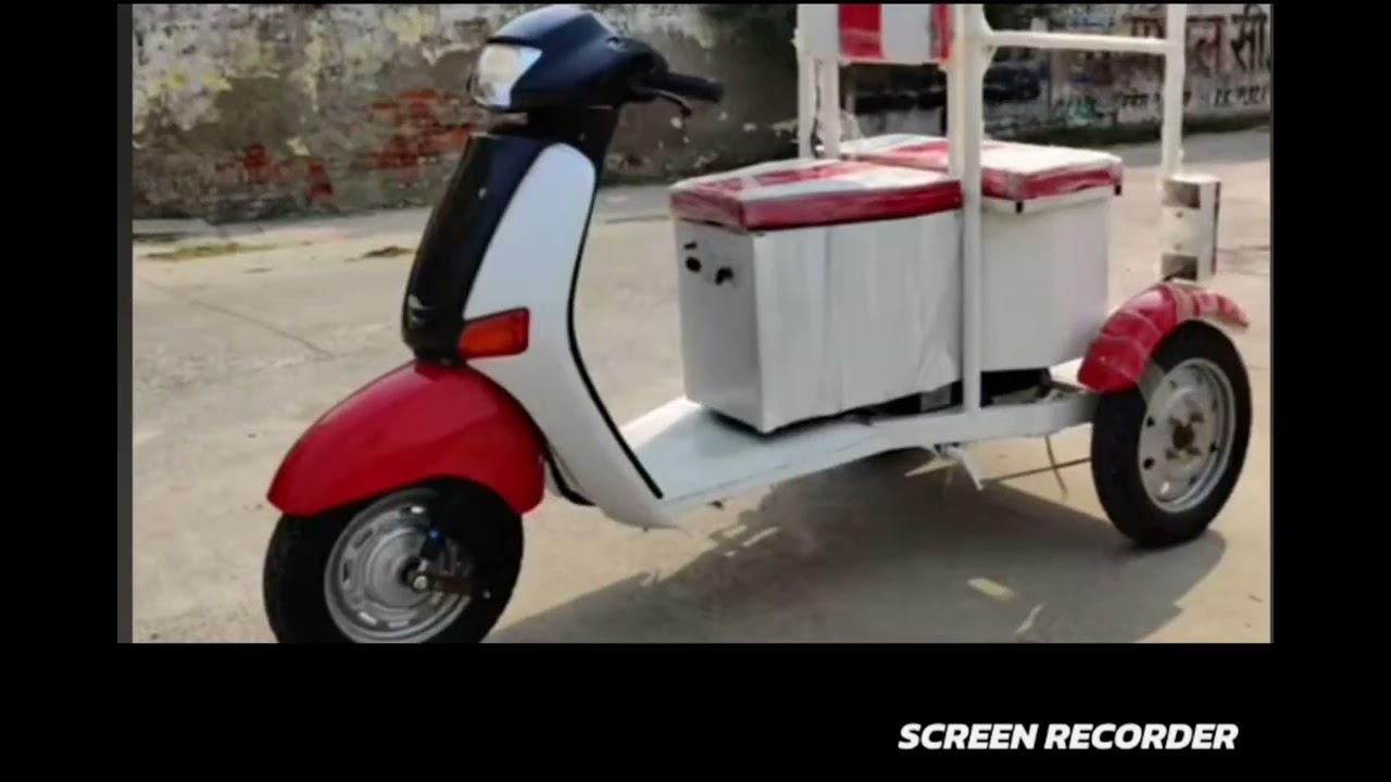 SOLAR AND ELECTRIC SCOOTY MODEL HANDICAPPED TRICYCLE