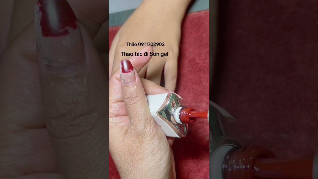 Thao Tác chuẩn Khi Sơn Gel 