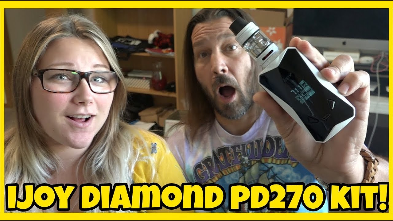 iJoy Diamond PD270 Kit Review w/My Dad! | TiaVapes Review