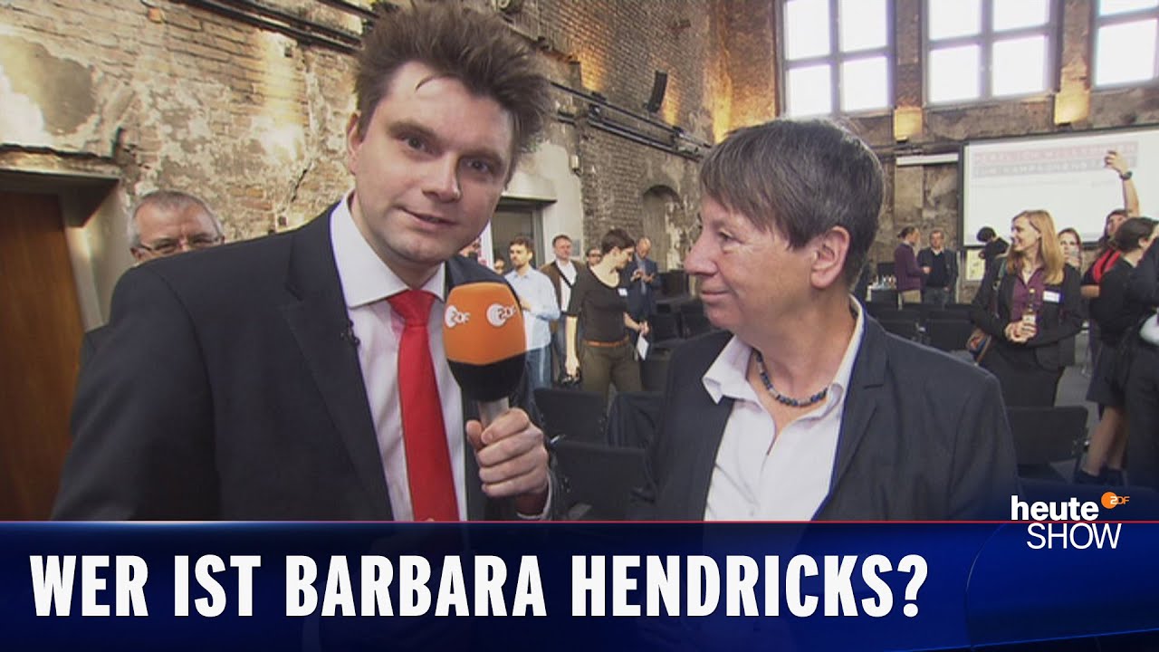 Niemand kennt die Umweltministerin! Lutz van der Horst will das ändern. | heute-show vom 14.11.2014