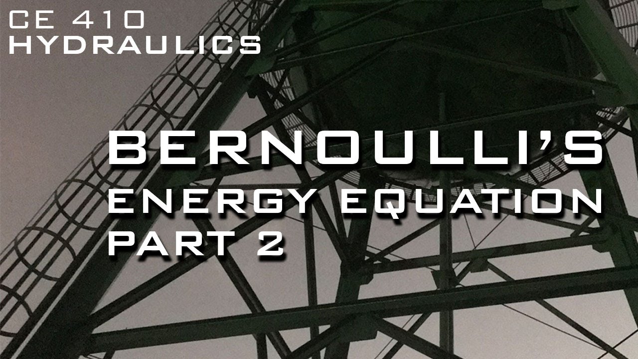 Hydraulics - Bernoulli's Energy Equation - Part 2 (Filipino)