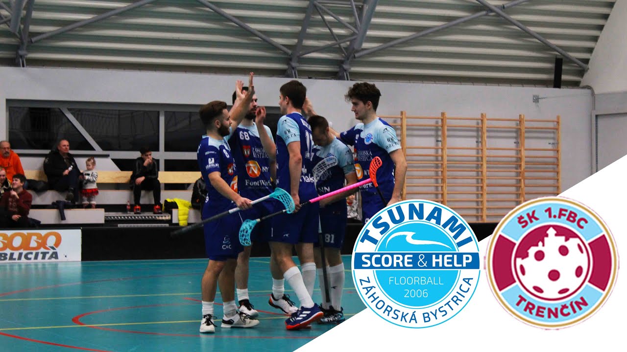 HIGHLIGHTS | TSUNAMI ZÁHORSKÁ BYSTRICA – 1.FBC FLORBAL TRENČÍN 9:5