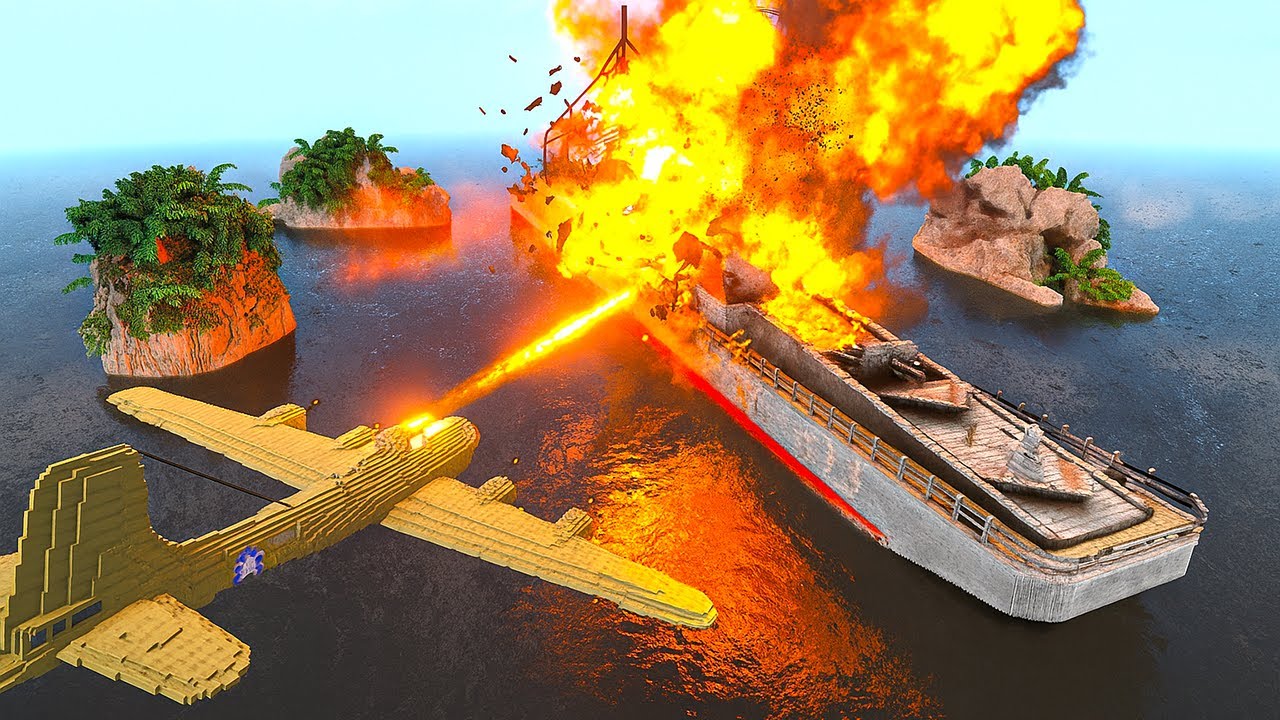 Epic Airstrike: Warplanes Destroys Marine Fahrprahm AF 413 | Teardown