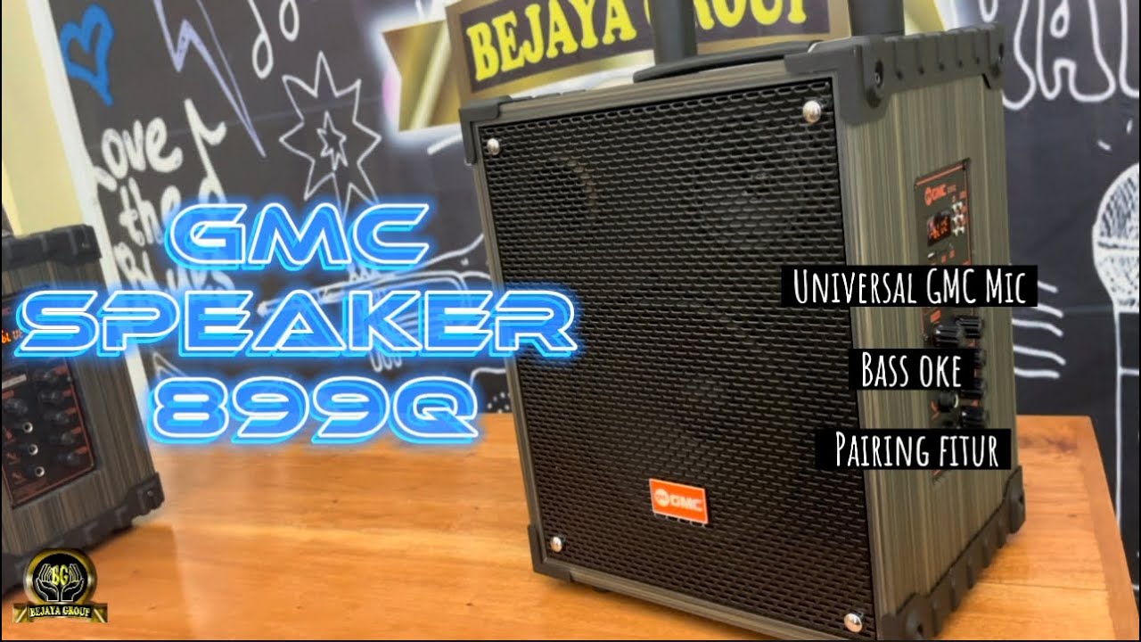 Suaranya lebih empuk, review Speaker GMC 899Q