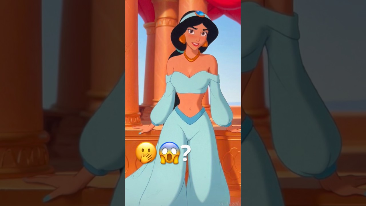 Glowup Princess Jasmine as Ai #disney #glowup #wicked #transformation #disney #digitalart #shorts