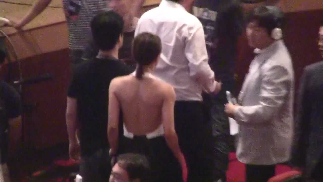 2011 BaekSang Awards 백상예술대상 하지원 무대 뒷모습 직캠