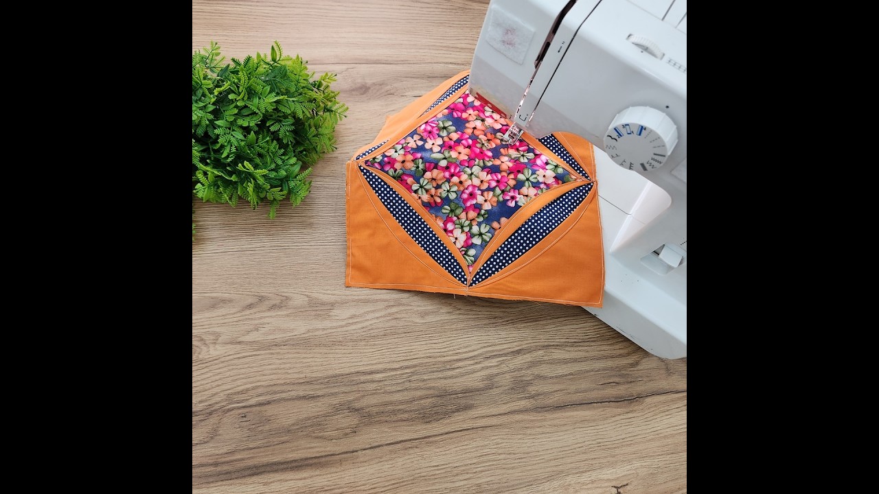 Stunning Patchwork Technique. It is too easy to make even for the sewing beginners ❤️