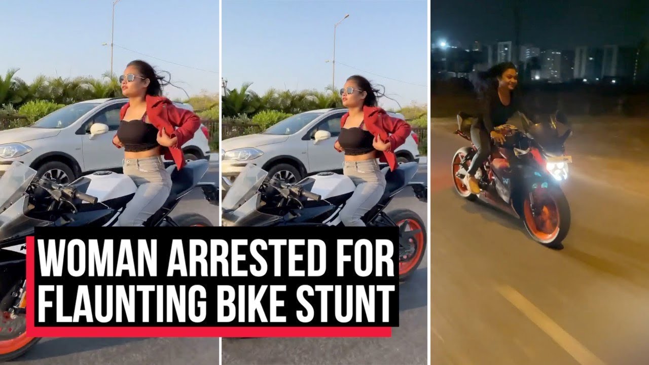 Surat: Woman posts her motorcycle riding video violating traffic rules, arrested | Cobrapost