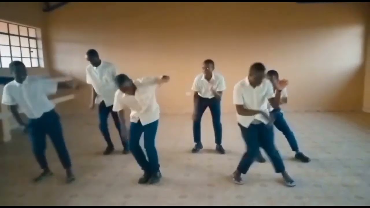 Rema Calm down dance Moi High  School Mbiruri 2021 to 2022 form fours walking out in style....