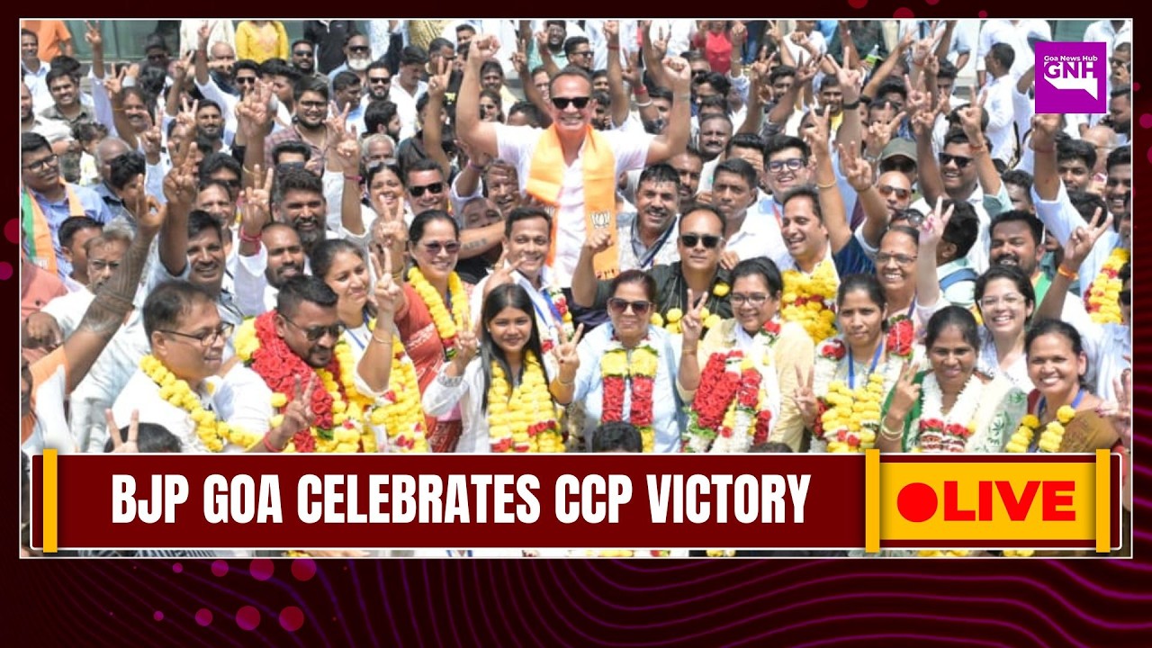 BJP GOA CELEBRATES CCP VICTORY | 13/03/2026  |🔴GNH_ LIVE