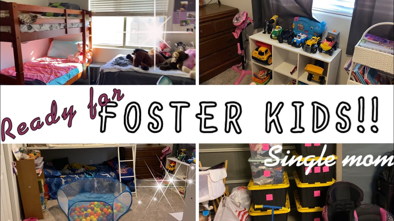 FOSTER KIDS ROOM TOUR//ALL SET FOR FOSTER KIDS!//SINGLE MOM OF4//FOSTER MOM