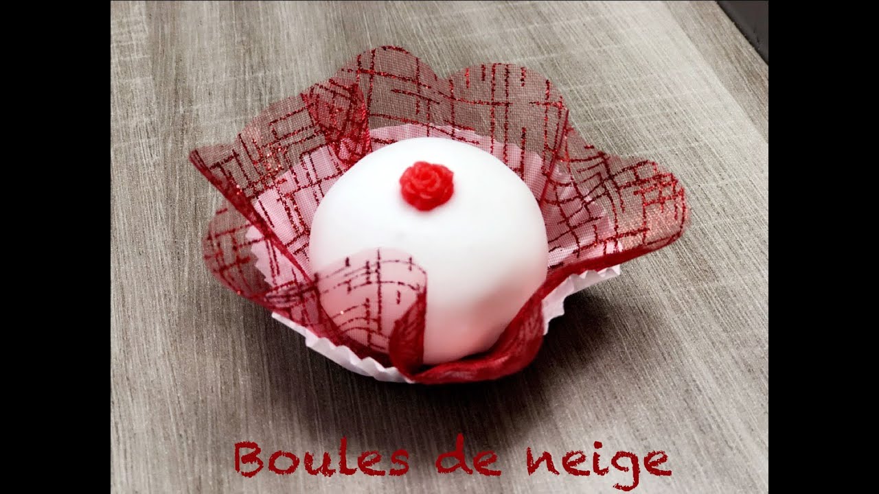 Gâteau Boule de neige noix de coco - كرة الثلج  - Aïd Eid - Recette RAPIDE et FACILE