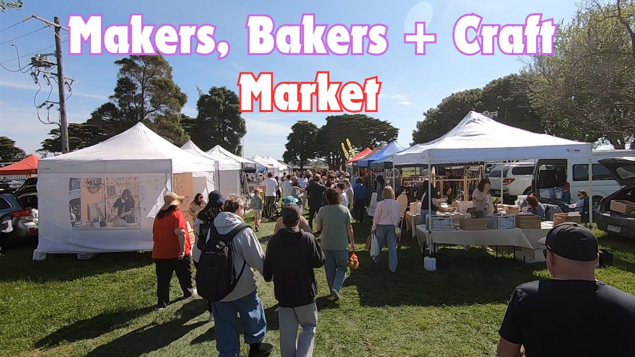 Makers, Bakers + Craft Market - Mornington, VIC Australia - Street Food, Farmer's Market