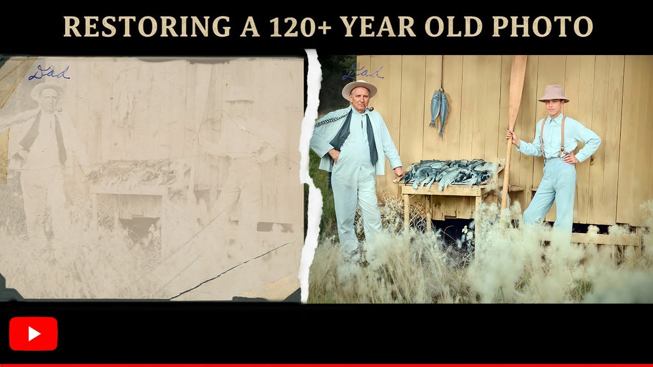 Restoration and Colorization of a 120 year old Photograph