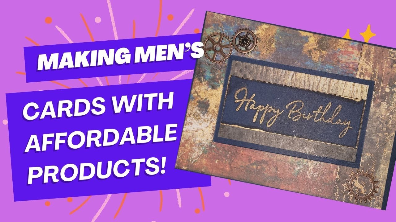 Making Men's Cards with Affordable Products