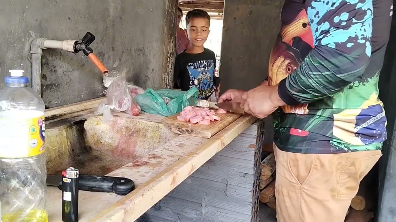 Pescaria de Traíra e Tambiu, em um Pesque pague desativado. E teve Comida feita no fogão a lenha 🎣🎣🔥