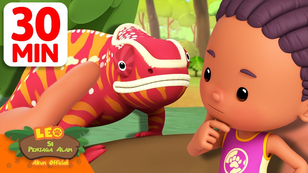 Bunglon-bunglon ini hidup di pohon! 🦎🌲 | 30 Menit | Leo Si Penjaga Alam | #minisode