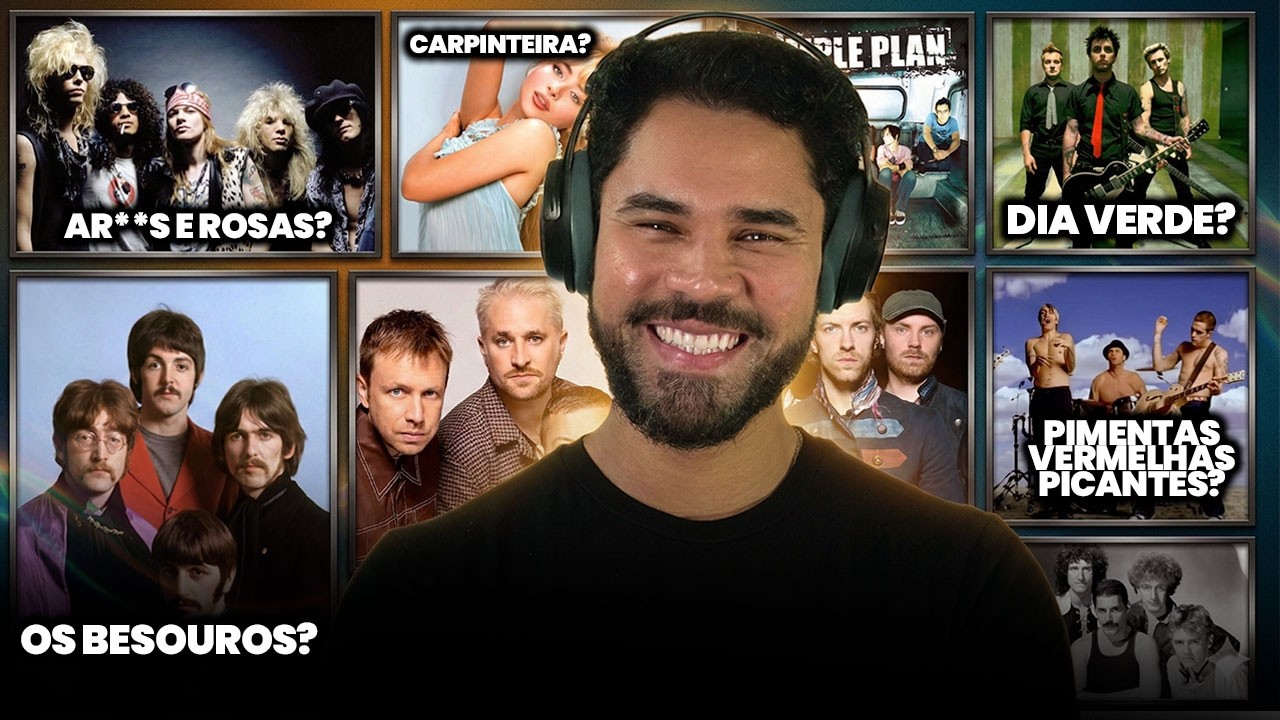 NOMES DE BANDAS EM INGLÊS