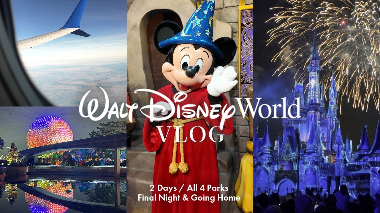 [ WDW最終回🇺🇸 ]2日でフロリダ全パーク＆お土産タイム！宿泊者限定貸切ナイト＆帰国｜新婚旅行#7