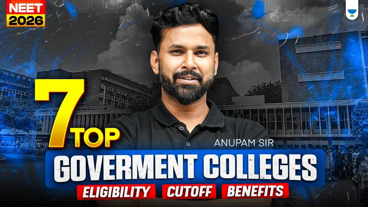 7 Best Govt Medical Colleges | Eligibility, Cutoff, Benefits #neet2026