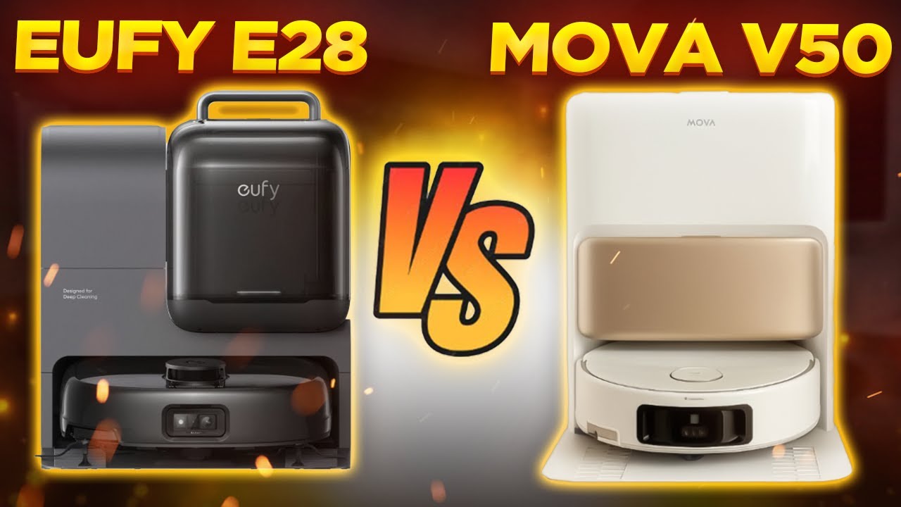 MOVA V50 против Eufy E28 | Лучший робот-пылесос и швабра 2025 года