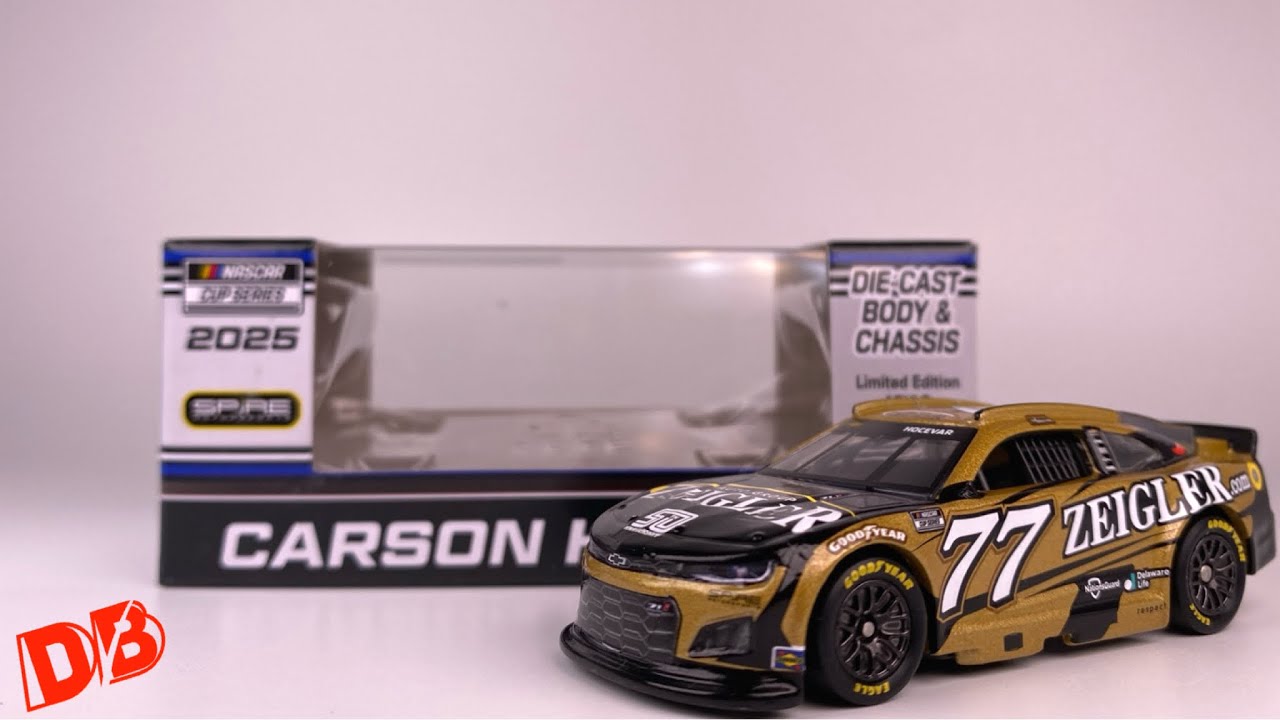 2025 CARSON HOCEVAR ZEIGLER 50TH ANNIVERSARY CHEVROLET DIECASTBUFFET NASCAR DIECAST REVIEW 1/64