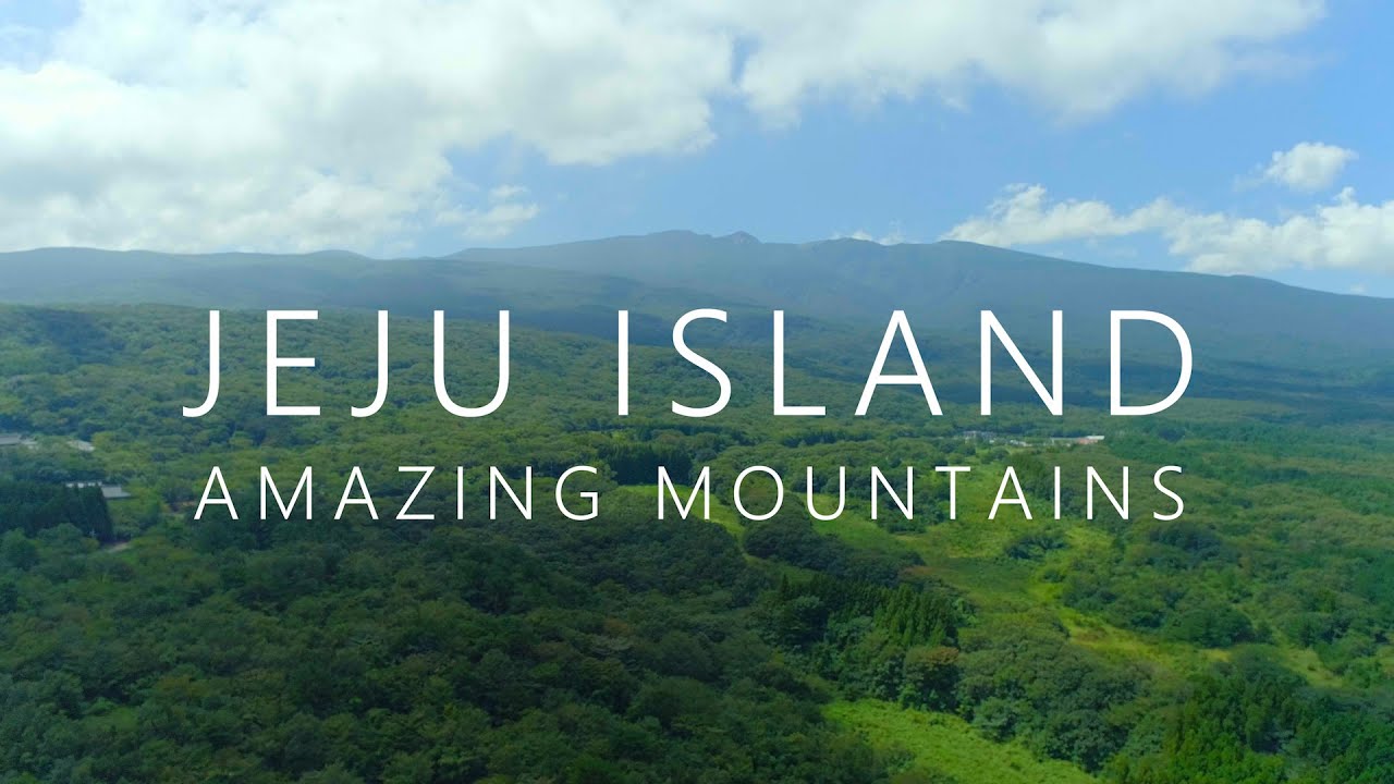 제주도 한라산과 오름풍경. 극강힐링영상 KOREA'S AMAZING JEJU ISLAND phantom4 pro 2.0 4K footage