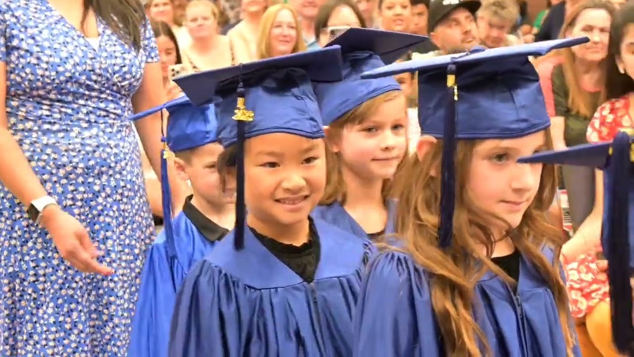 Inspire Kids Montessori 2023 Kindergarten Graduation Grand Entrance