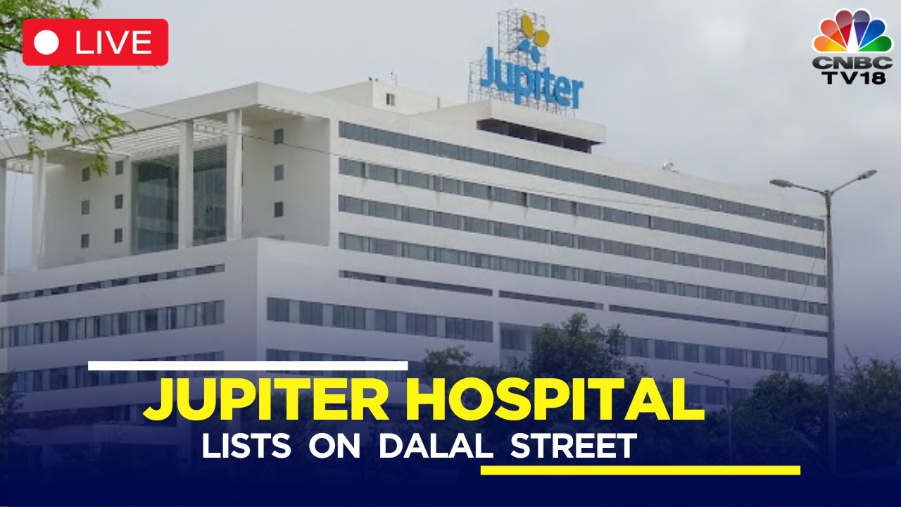 Jupiter Life Line Hospitals Lists On Dalal Street LIVE | IPO Listing | D-Street Debut | N18L