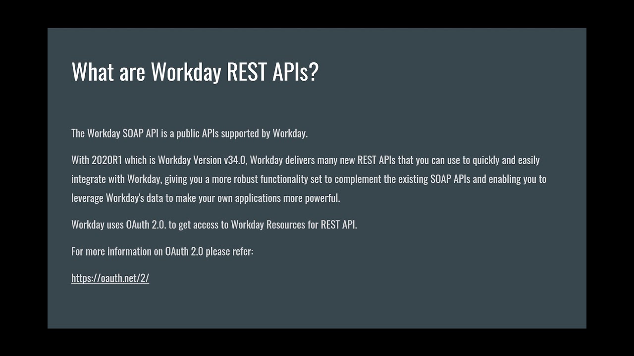 1  Introduction to Workday Integration