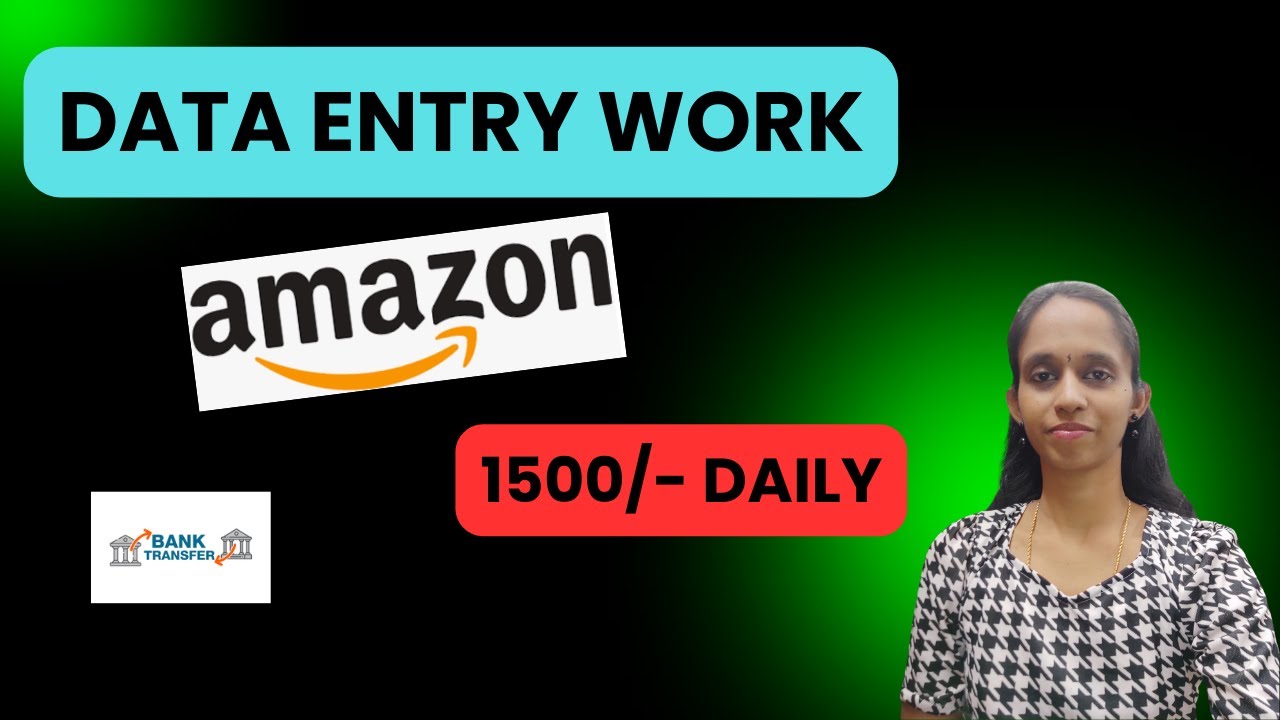 Amazon Data Entry Work | No Interview | Free Laptop | No Investment | Apply Now!!!