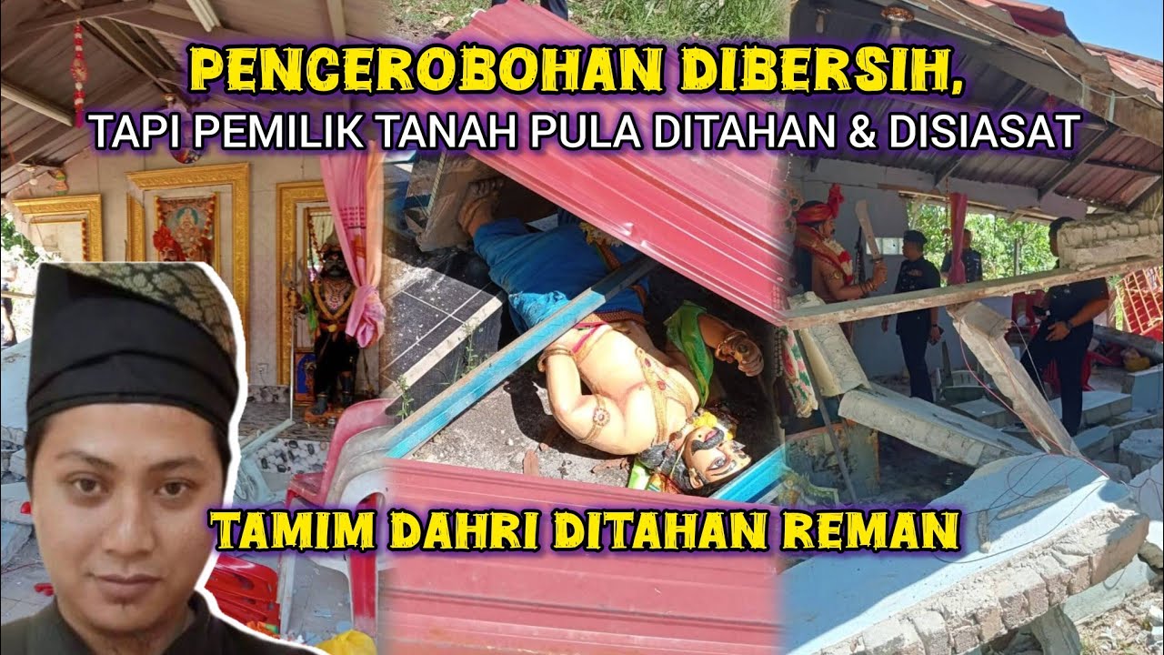 GEMPAR‼️ROBOH KUIL HARAM DI RAWANG, AKTIVIS TAMIM DARI DIKEPUNG & DITAHAN