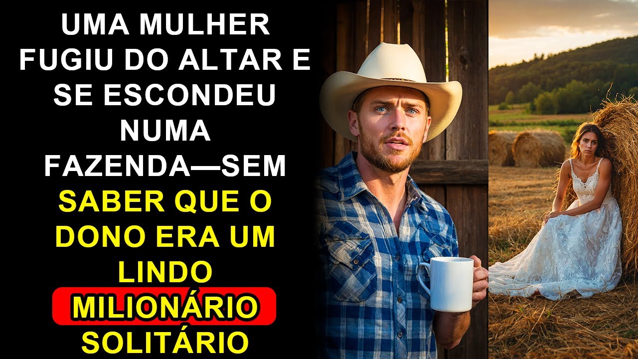 Uma Mulher Fugiu do Altar e Se Escondeu Numa Fazenda—Sem Saber Que o Dono Era um Lindo Milionário...