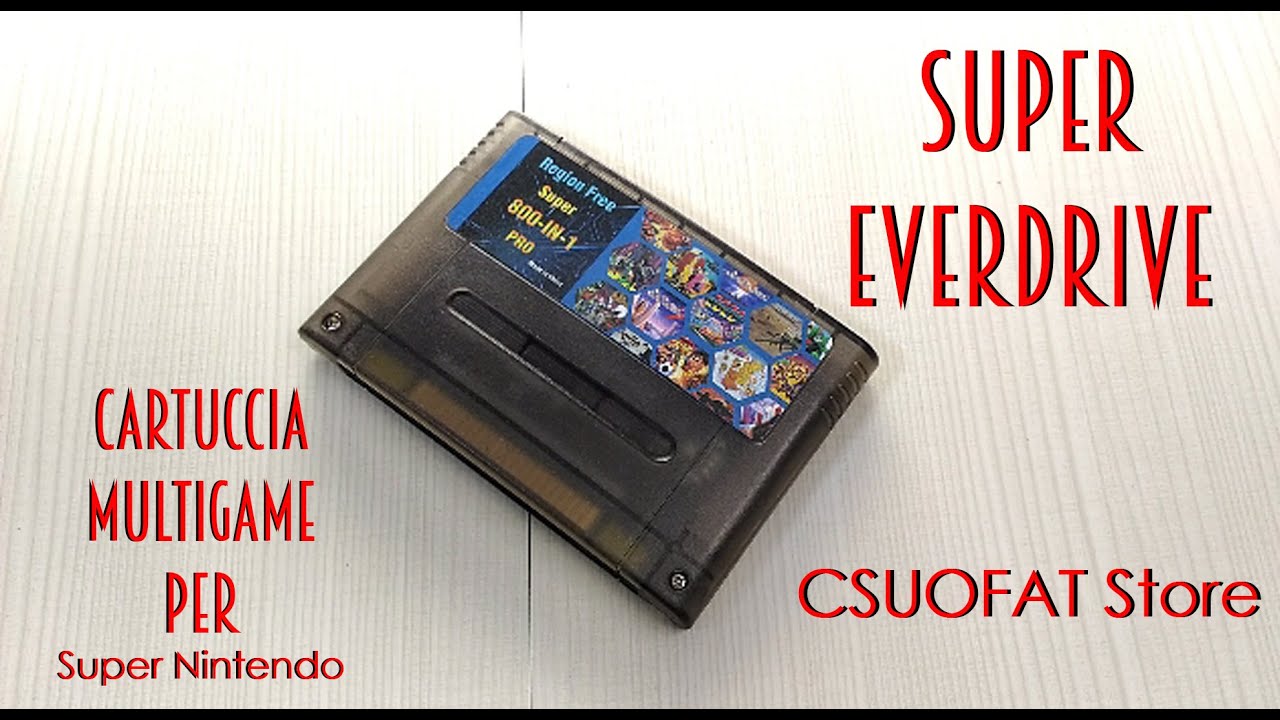 Recensioni veloci!!! #329 (Super EVERDRIVE per Super Nintendo)