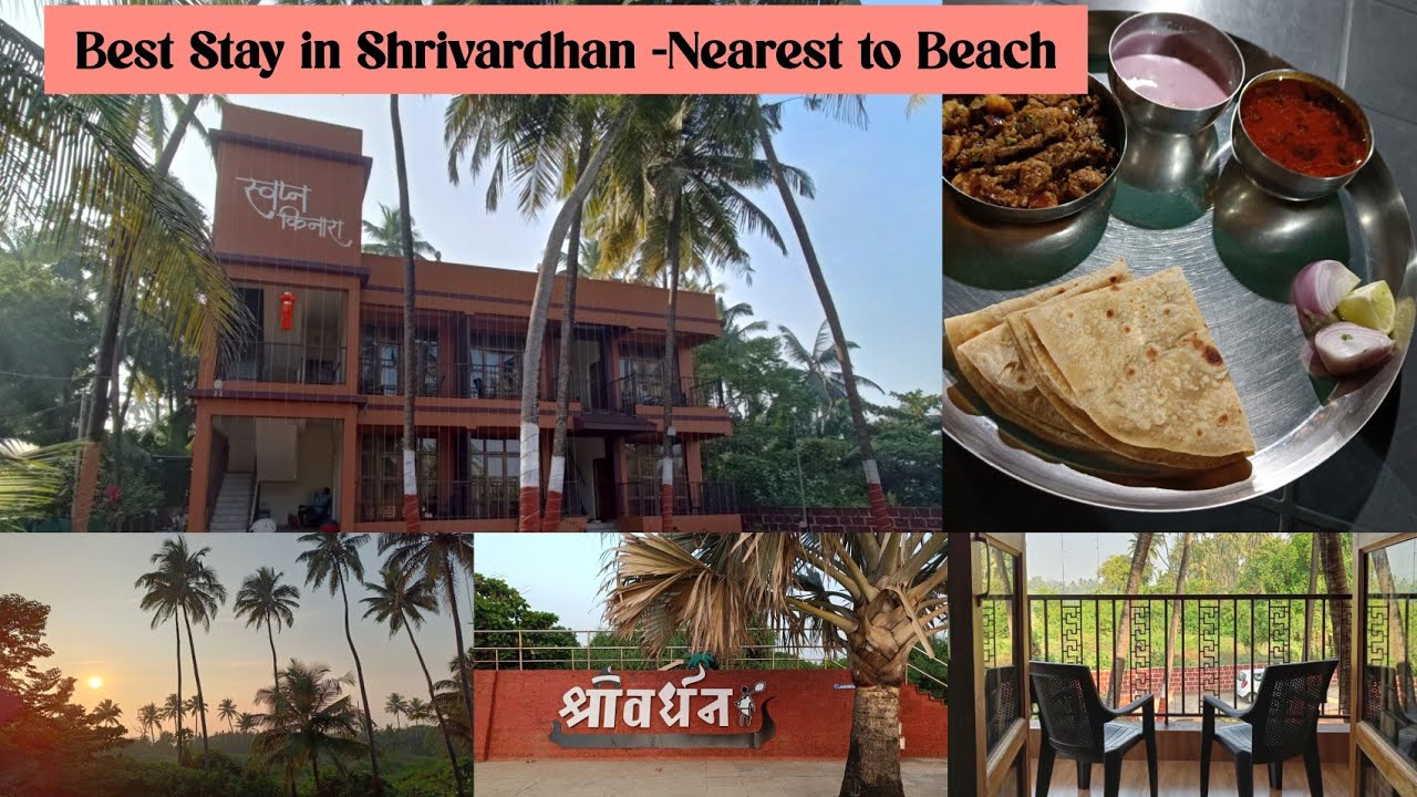 Shrivardhan beach budget stay|Sea facing balcony with homemade sea food| Pune to Konkan trip#vlogs