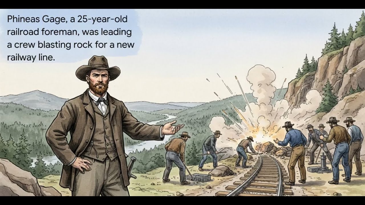 Phineas Gage  Losing Himself |  How brain regions influence personality and social behavior