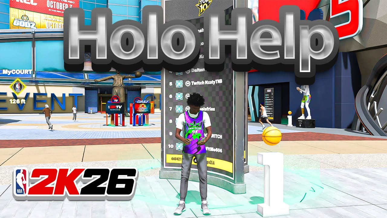 How To Find ALL HOLO HELP VIDS to get LIFETIME CHALLENGE CAP BREAKERS in NBA 2K26