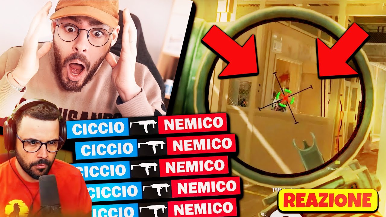 CICCIO STA MIGLIORANDO??! *ODDIO* - Rainbow Six Siege ITA Reazione