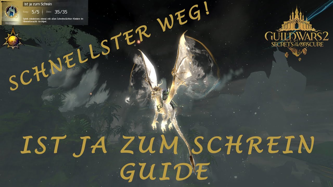 Gw2 Erfolg Ist ja zum Schrein - Beherrschungspunkt // Rise and Shrine - Mastery Point