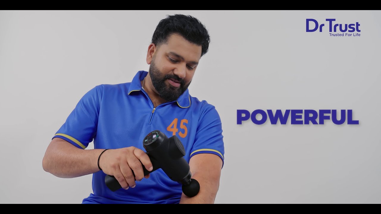 Dr Physio Supervolt PRO Gun Massager 1043 &ndash; Rohit Sharma&rsquo;s pick for deep muscle relief